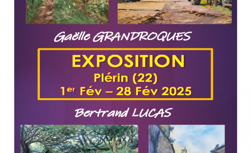 Gaëlle et Bertrand exposent à Plérin